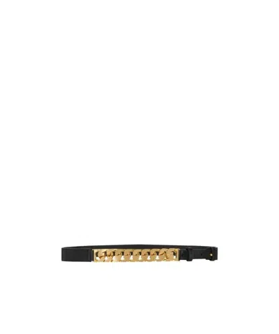 Givenchy G Logo Chain-link Belt In Black