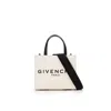 Givenchy G-tote Canvas Mini Tote Bag In Beige