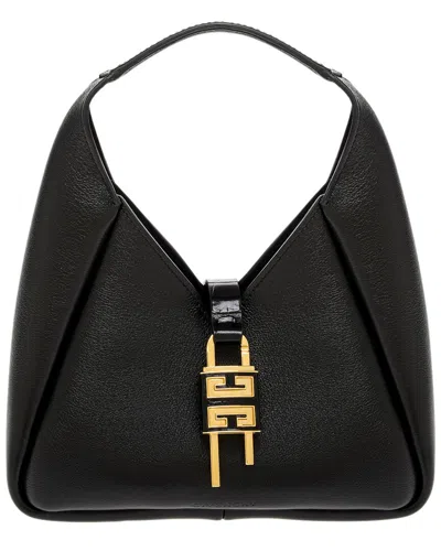Givenchy G Mini Leather Hobo Bag In Black