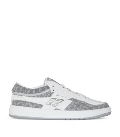 Givenchy G Move Monogram Low-top Sneakers In Grey/wht