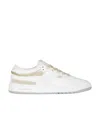 Givenchy G Move Sneakers In Mixed Leathers In White
