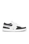 Givenchy G Move Sneakers In Mixed Leathers And Denim Monogram 72 In White & Black