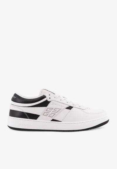 Givenchy G Move Low-top Leather Sneakers In White