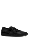 Givenchy G Move Panelled Leather Sneakers In Black