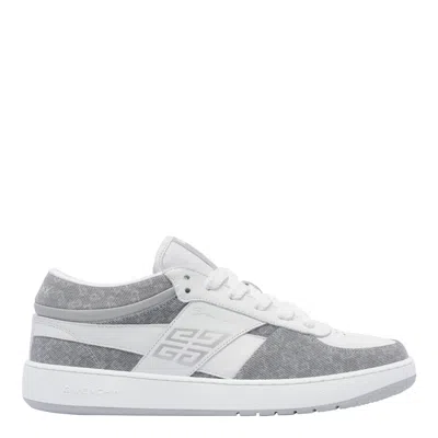 Givenchy G Move Monogram Low-top Sneakers In Grey/wht