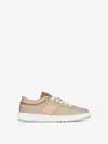 Givenchy G Move Sneakers In Mixed Leathers In Beige