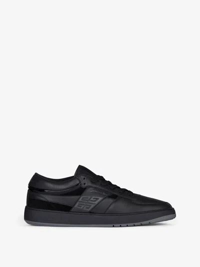 GIVENCHY G MOVE SNEAKERS IN MIXED LEATHERS