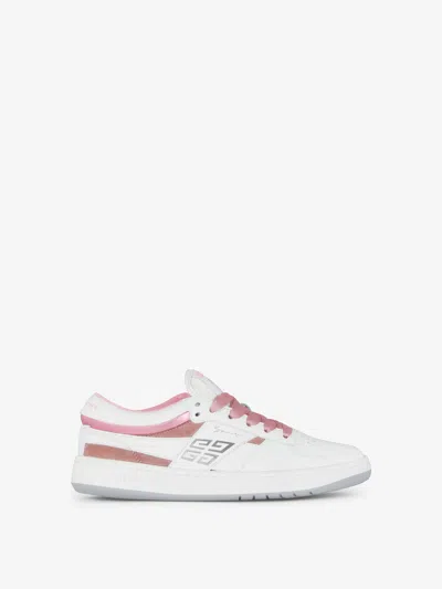 GIVENCHY G MOVE SNEAKERS IN MIXED LEATHERS