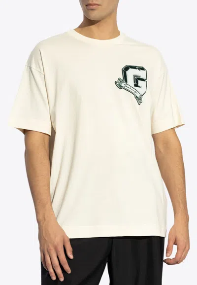 GIVENCHY G PATCH COLLEGE CREWNECK T-SHIRT