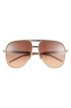 Givenchy G Ride 62mm Oversize Pilot Sunglasses