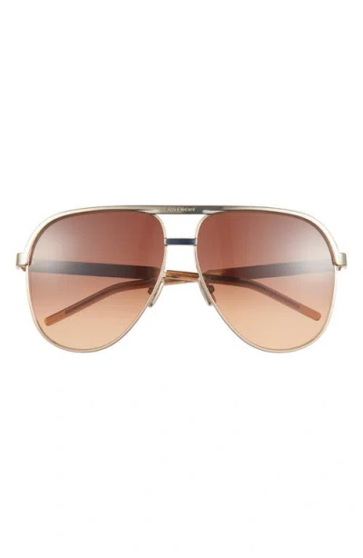 Givenchy G Ride 62mm Oversize Pilot Sunglasses