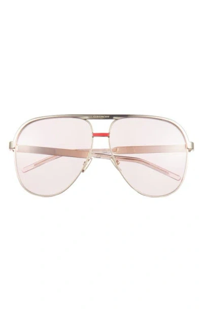 Givenchy G Ride 62mm Oversize Pilot Sunglasses