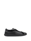 Givenchy Black Leather G Move Sneakers In Black/grey
