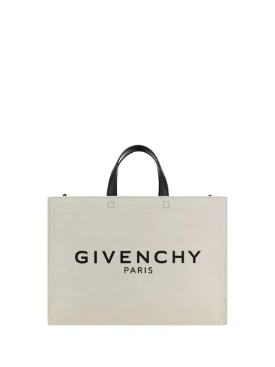 Givenchy G-tote Handbag In Beige