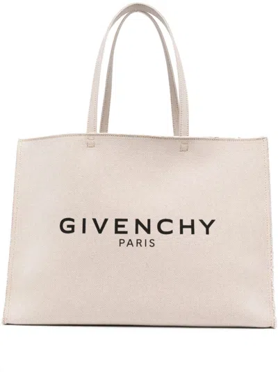 Givenchy G-tote Large Shopping Bag In Beige