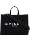 GIVENCHY STYLISH BLACK CANVAS TOTE HANDBAG FOR WOMEN