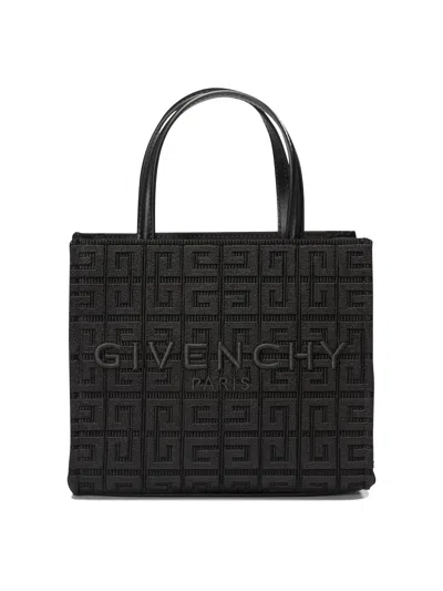 Givenchy Mini G-tote Handbag In Black