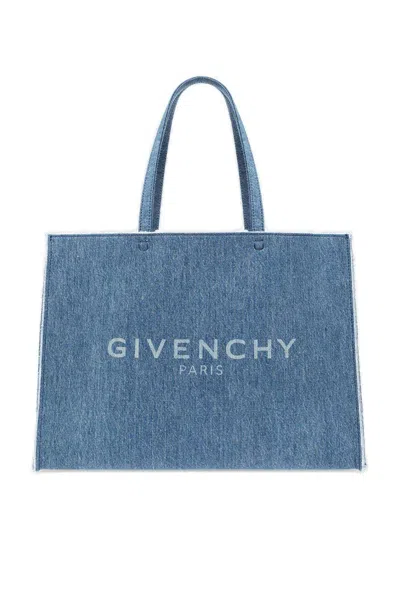 Givenchy G Tote Large Shopper Bag In Blue