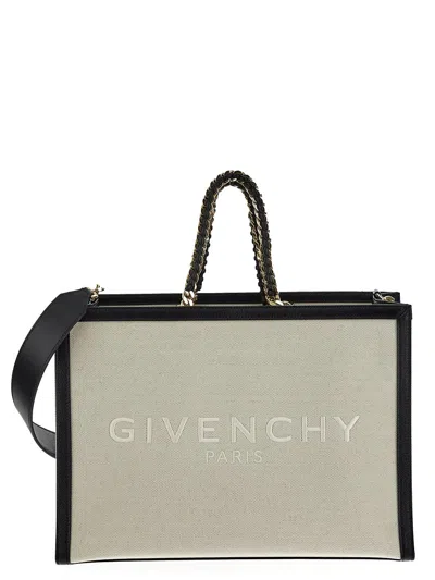 Givenchy G Tote Medium Bag In Beige