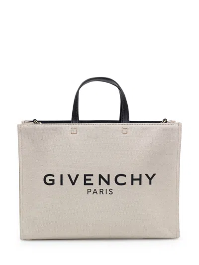 Givenchy G-tote Medium Bag In Beige