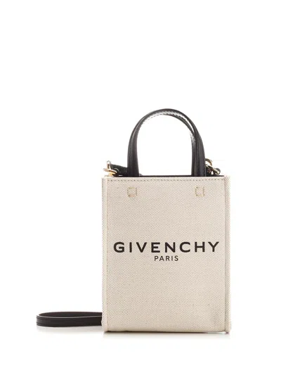 Givenchy G-tote Bag In Beige/black