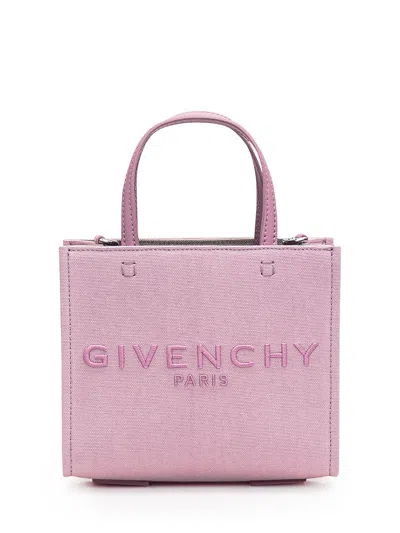 Givenchy G-tote Mini Bag In Old Pink