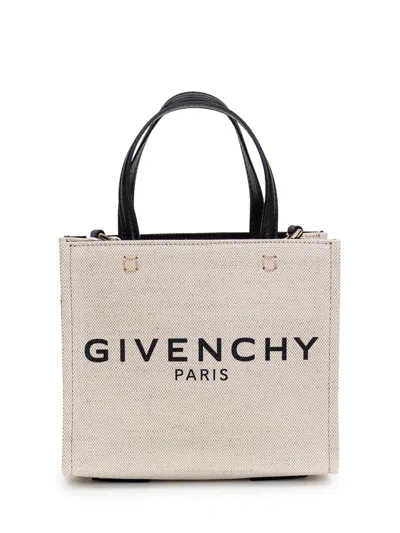 Givenchy G-tote Mini Bag In Sand