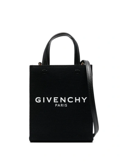 Givenchy G-tote Mini Hand Bag In Black