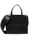 GIVENCHY GIVENCHY G-TOTE MINI LEATHER-TRIM TOTE