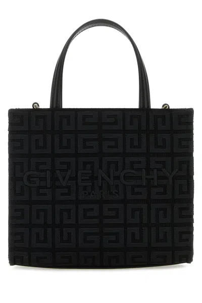 GIVENCHY GIVENCHY BLACK FABRIC MINI G-TOTE HANDBAG