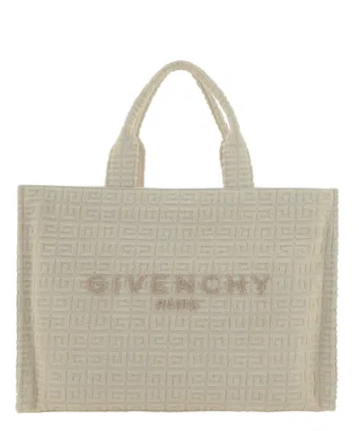 Givenchy G-tote Tote Bag In Beige