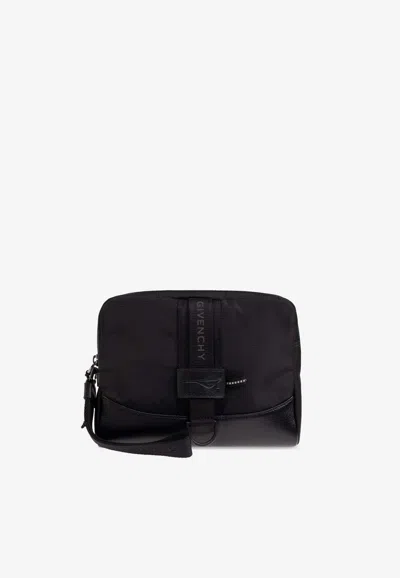 Givenchy G-trail Zipped Pouch Bag In Black