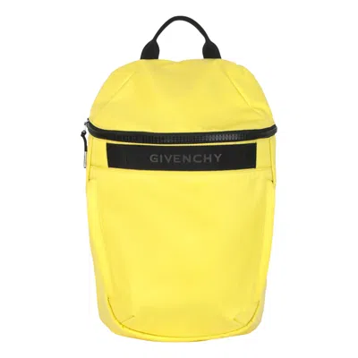 Pre-owned Givenchy G-treck Backpack In Reflective Nylon 'yellow' | Men's Size Onesize