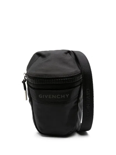 Givenchy G-trek Nylon Phone Pouch In Black