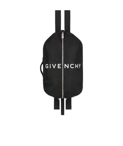 Givenchy G-zip Duffle Backpack In Black
