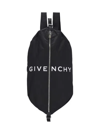 Givenchy G-zip Duffle Backpack Medium In Black