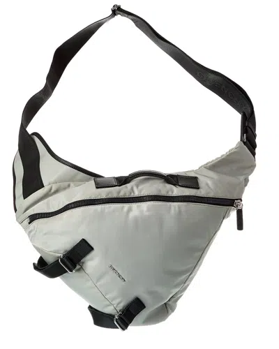 Givenchy G Zip Medium Triangle Canvas Sling Bag In Multi