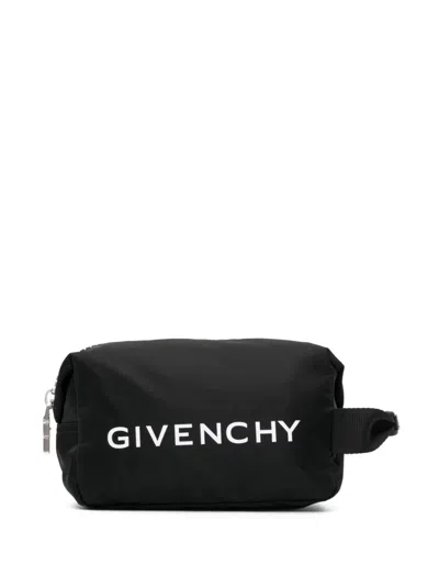 Givenchy G-zip Nylon Beauty-case In Black