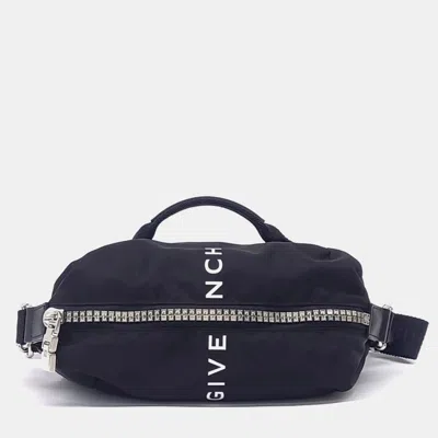 Pre-owned Givenchy G Zip Trek Belt Bag In Black