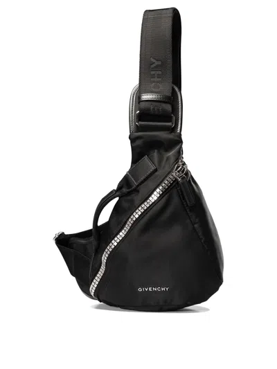Givenchy "g-zip Triangle" Handbag In Black