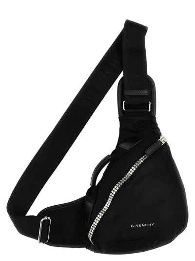 Givenchy G-zip Triangle Shoulder Bags In Black