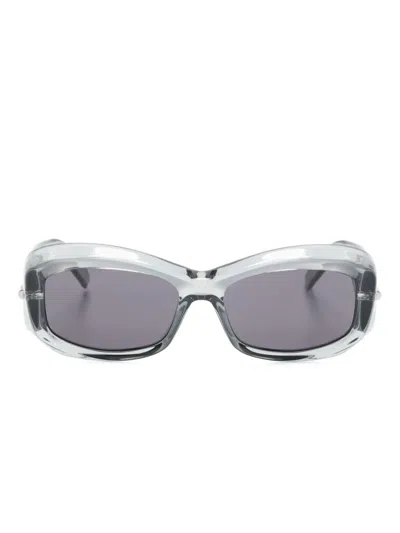 Givenchy G180 Injected Oversize-frame Sunglasses In Gray