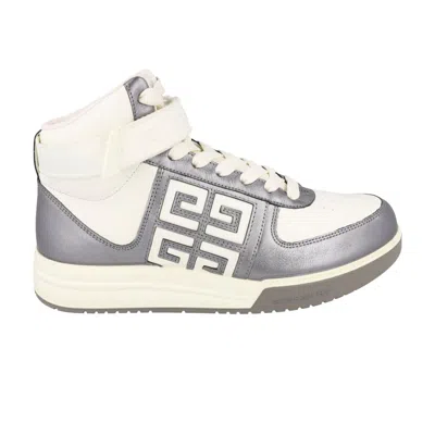 Pre-owned Givenchy G4 High Sneaker 'silver' | Men's Size 43