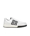 Givenchy G4 Leather Sneakers In White