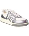 Givenchy G4 Leather Sneaker In Gray