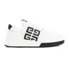 Givenchy White And Black G4 Low-top Sneakers In White