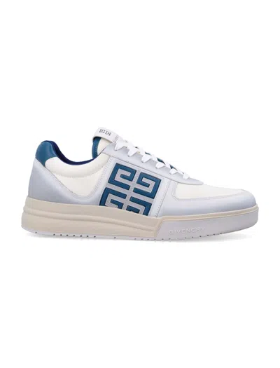 Givenchy G4 Sneakers In Gradient Leather And Canvas In Blue