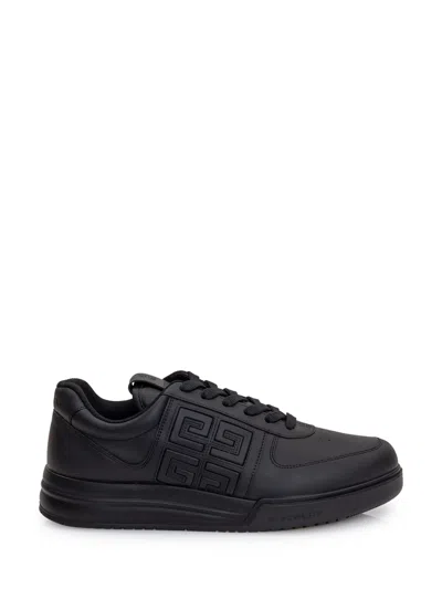 Givenchy G4 Low Leather Sneaker In Black