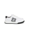 GIVENCHY G4 SNEAKERS IN WHITE AND BLACK LEATHER