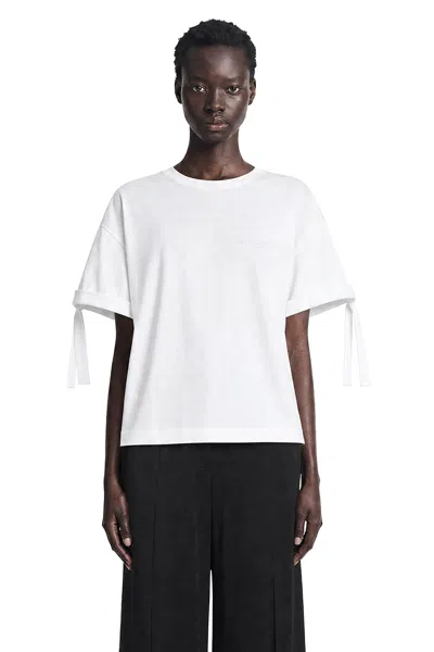 Givenchy Gathered Cotton T-shirt In White